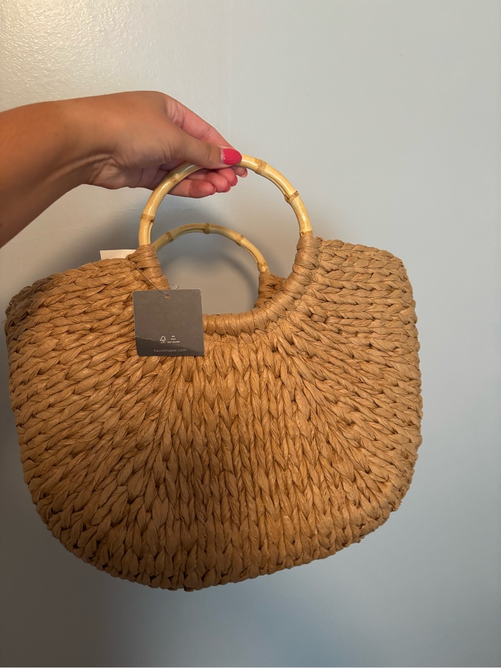 Straw beach bag - Picture 5 of 7